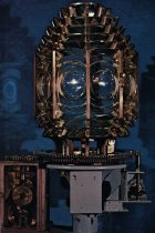 Postcard of fresnel lighthouse lens