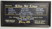 Ellis Air Lines signboard