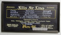 Ellis Air Lines signboard