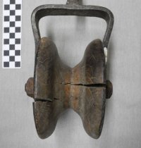 Halibut gear roller top view