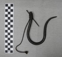 Iron hook with nail lashed on