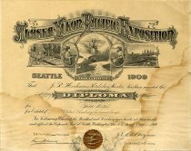Alaska Yukon Pacific Exposition Diploma