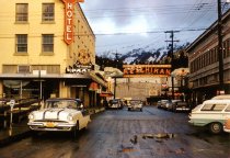Mission Street as seen from the Steamship Dock