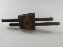 Wood and metal butt gauge