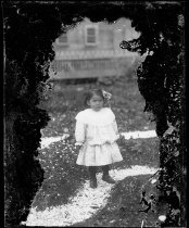 Young girl on path