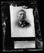 Copy photo, head shot of a man