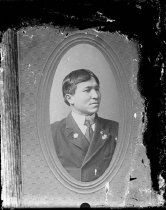Copy photo, portrait of a man