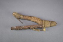 Halibut hook with man figure