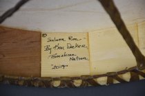 "Salmon Run" drum, 2019 - artist signature