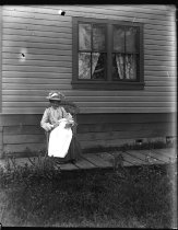 Flora Hillard with her child