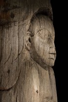 Mortuary totem pole - side profile