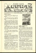 Ward Cove Alert 1969 page 1 of 4