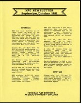 KPC Newsletter 1991 page 1 of 10