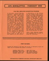 KPC Newsletter 1992 page 1 of 10