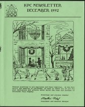 KPC Newsletter 1992 page 1 of 16