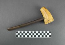 Hammer: Ivory Head with Copper Pipe Handle