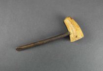 Hammer: Ivory Head with Copper Pipe Handle