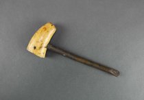 Hammer: Ivory Head with Copper Pipe Handle