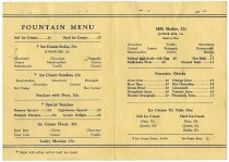 Blue Fox Fountain and Delicatessen Menu