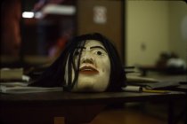 Mask displayed during Freda Diesing carving class (scan from slide)