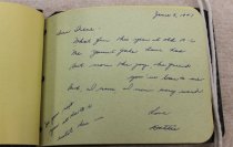 15.07.001, Manuscript Collection, Autograph Album Page 1