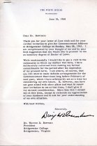 17.15.001, Manuscript Collect, Eisenhower Letter