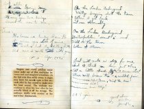 Notebook page from Pfc. Andrew McCaskey, stationed in England, Series 5