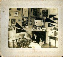 18.10.001, Gochenour in her teacher's room at Bridgewater College, 1910