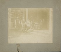 09.15.001, Photograph of a group at J. B.Garber's 17 Aug 1903