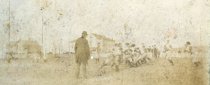 09.15.001, Photo- First intercollegiate football game at BC, 1899- restored