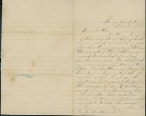 Thomas et al. letter to Zigler, 1881, front