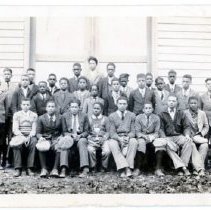 Students in front of Old School