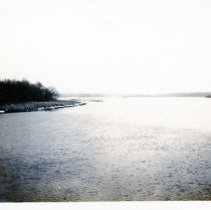 River view with river bank on left