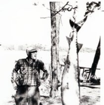 Man with Sturgeon Fish