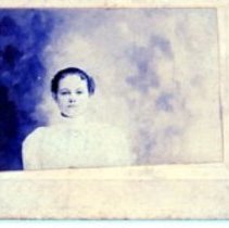 Young Woman on Cabinet Card