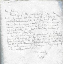 1950.001.02 W.E.H. Letter