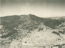 Aerial view of Mill Valley and Mt. Tamalpais, 1935