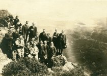 Visitors photographed on Mt. Tamalpais, circa 1920s