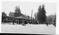 Mill Valley's bustling 3rd Station, circa 1920