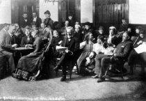 Patrons at the Blithedale Hotel, circa late 1870s