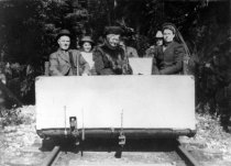 Gravity carrying passengers, circa 1905