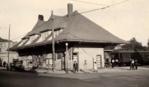 Northwestern Pacific Railroad Station in Mill Valley, circa 1925