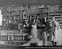 Market at Throckmorton and Corte Madera Avenues, 1920