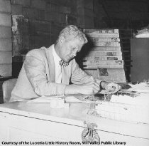 Ardle Pierce at the Mill Valley Record, 1956