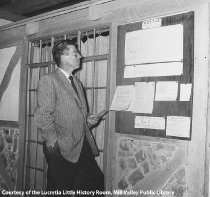 Bill Perdu at the Mill Valley Record, circa 1950s