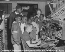 Mill Valley Record typesetter, 1965