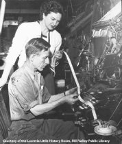 Day Drexler at the Mill Valley Record, date unknown