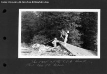 "The Storm" : The Roof of the Swiss Club Flew Off, 1925 (Original Format)