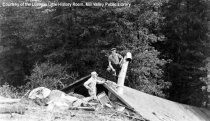 "The Storm" : The Roof of the Swiss Club Flew Off, 1925  (Photograph Only)