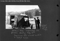 "The Storm" : Storm Damage to Wray's Bus, 1925 (Original Format)